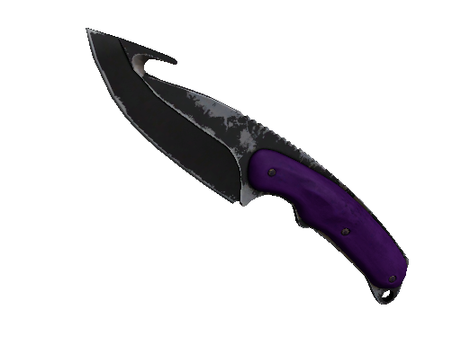 ★ StatTrak™ Gut Knife | Ultraviolet (Well-Worn)