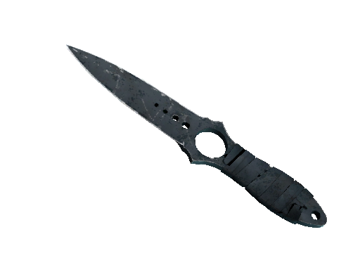 ★ StatTrak™ Skeleton Knife | Night Stripe (Battle-Scarred)