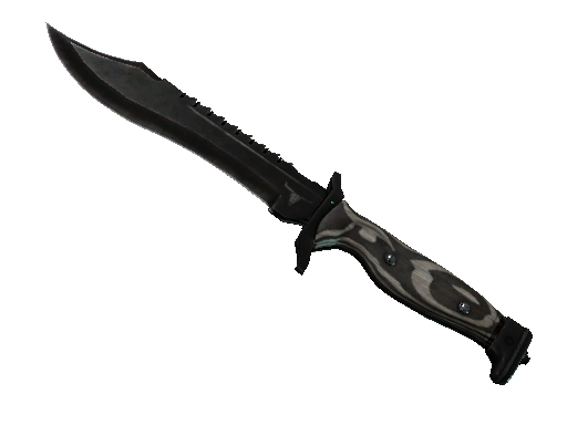 ★ StatTrak™ Bowie Knife | Black Laminate (Battle-Scarred)