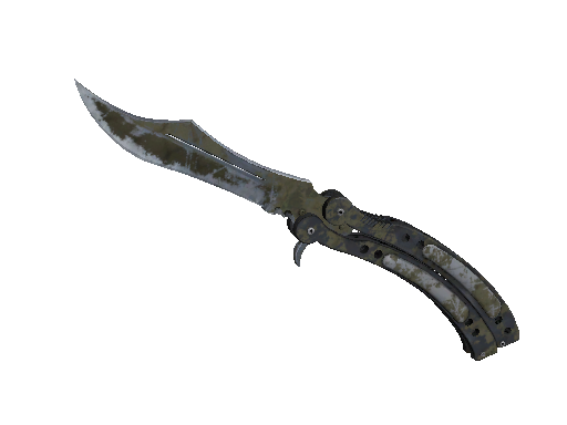 ★ StatTrak™ Butterfly Knife | Safari Mesh (Battle-Scarred)