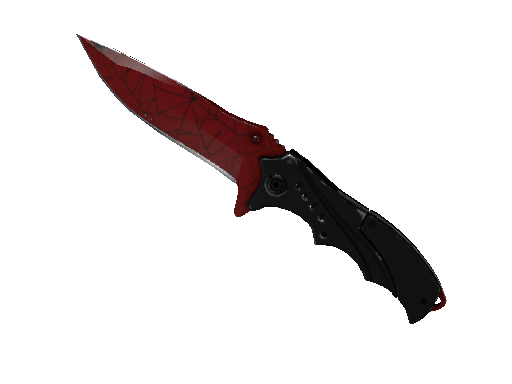 ★ StatTrak™ Nomad Knife | Crimson Web (Well-Worn)